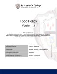 Food Policy