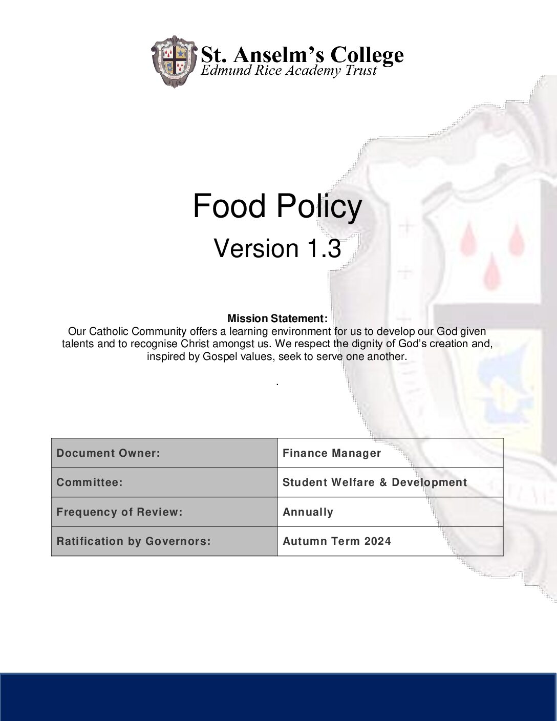 Food Policy