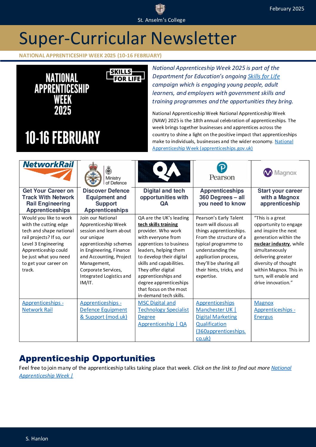 Feb 25 Super-Curricular Newsletter Feb25