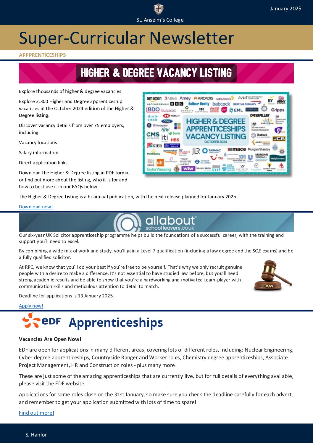 Jan 25 Super-Curricular Newsletter Jan25