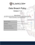 Data Breach Policy