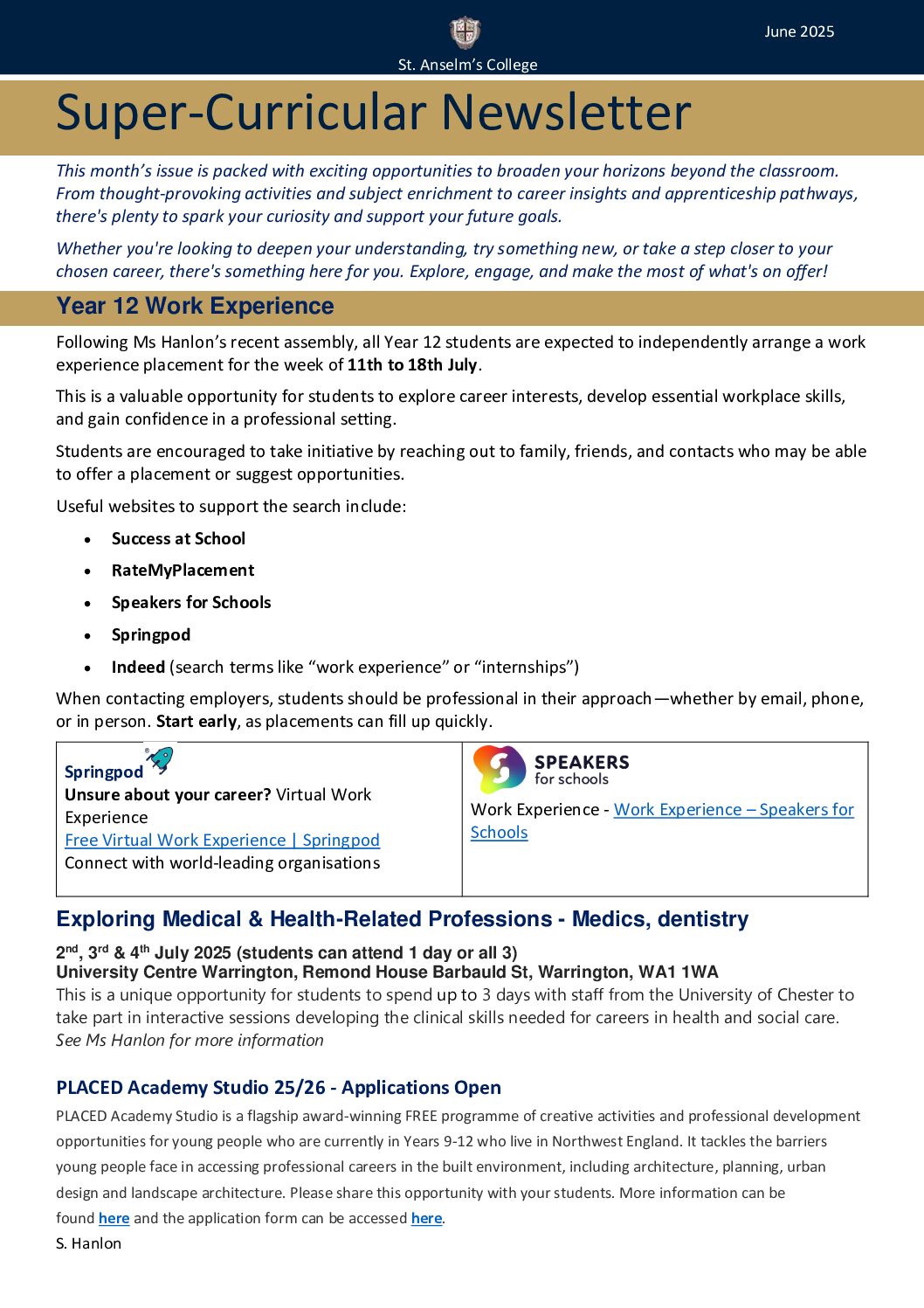 June 25 Super-Curricular Newsletter Jun25