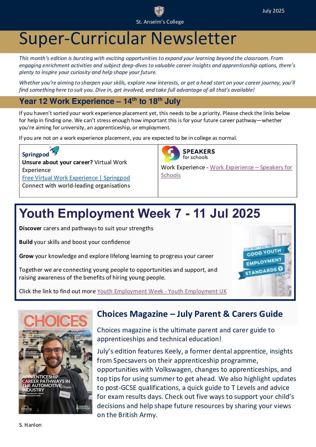 July 25 Super-Curricular Newsletter Jul25