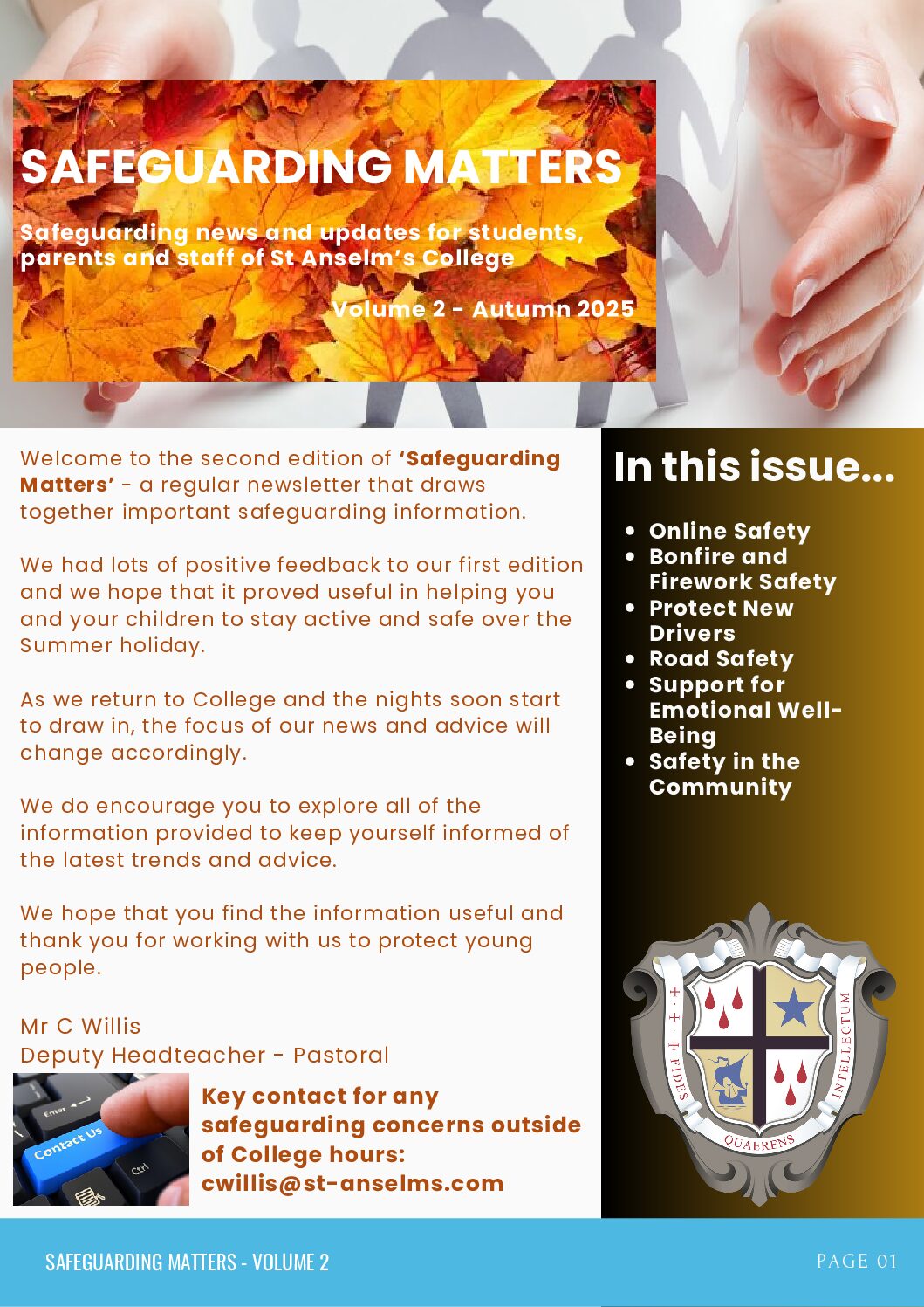 Autumn Term (4) Safeguarding Matters - Volume 2