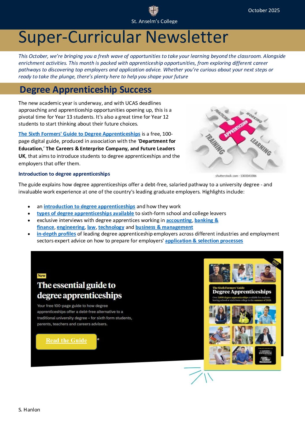 October 25 Super-Curricular Newsletter Oct 25